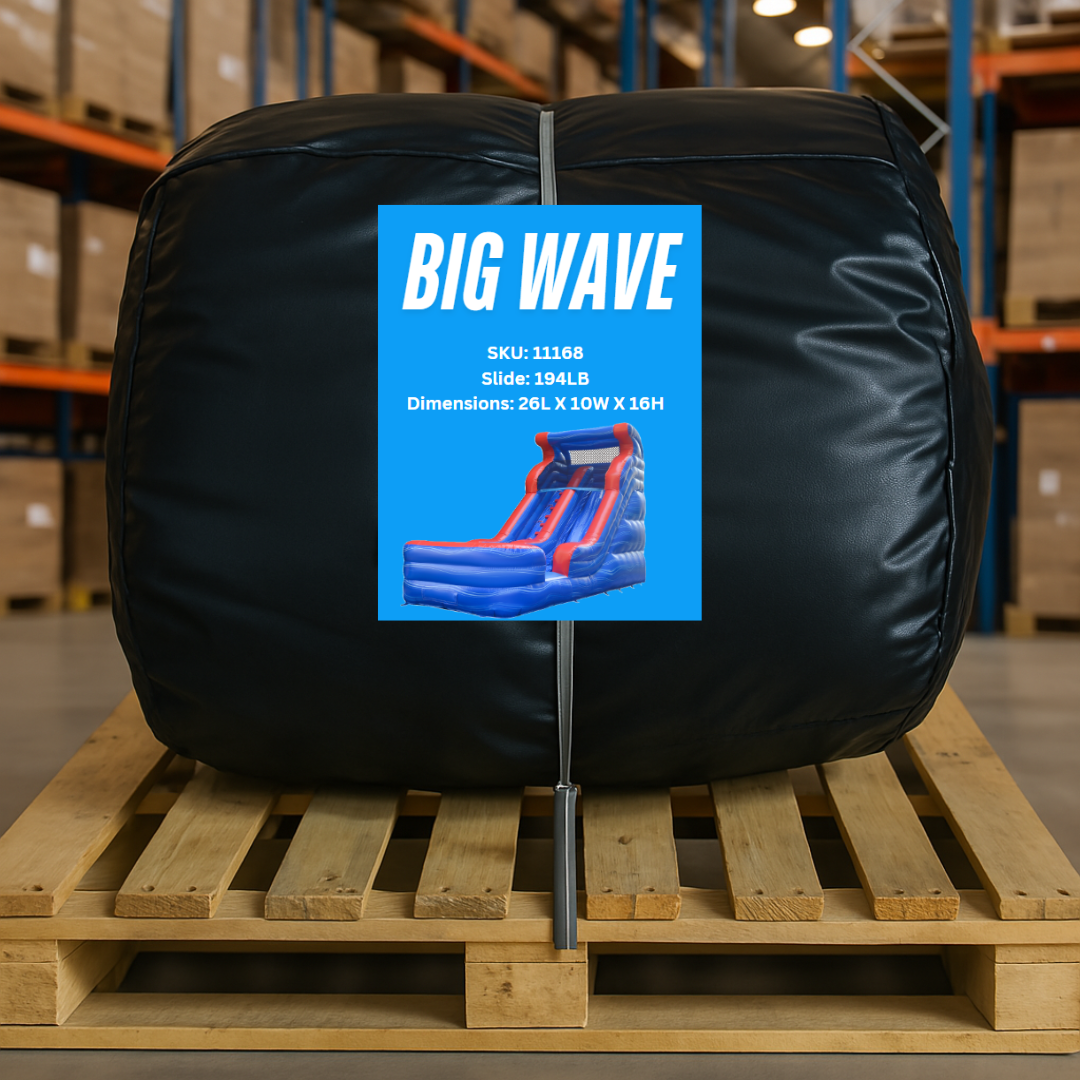 BIG WAVE - 16FT Blue Wave Wet/Dry Waterslide - 11168
