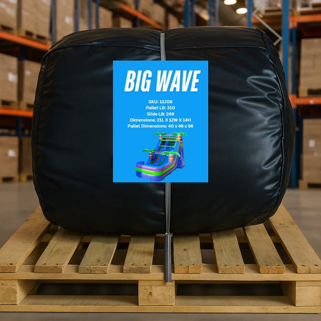 BIG WAVE - 14FT Purple Paradise Splash Water Slide - Free Shipping