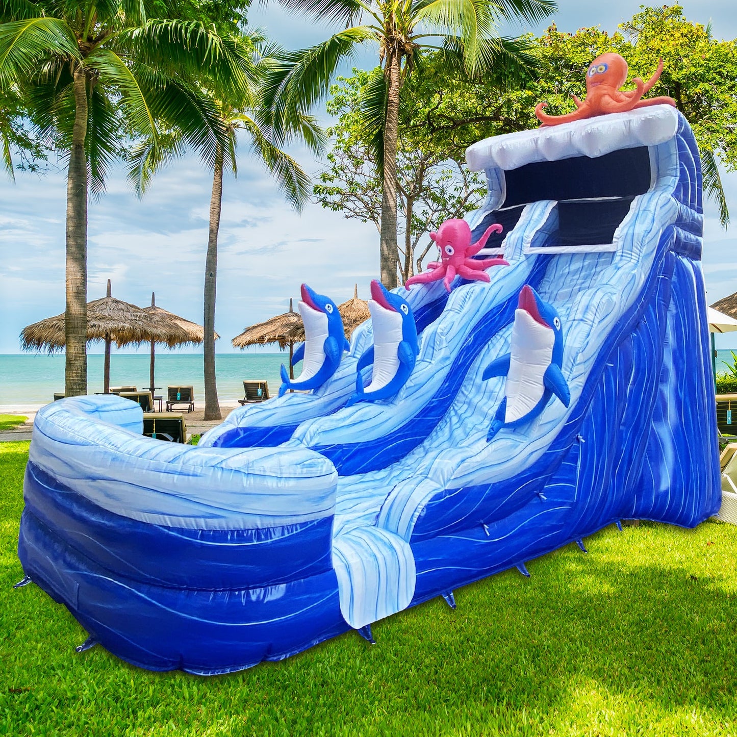 22FT Ocean Creature Wet/Dry Water Slide - 11192