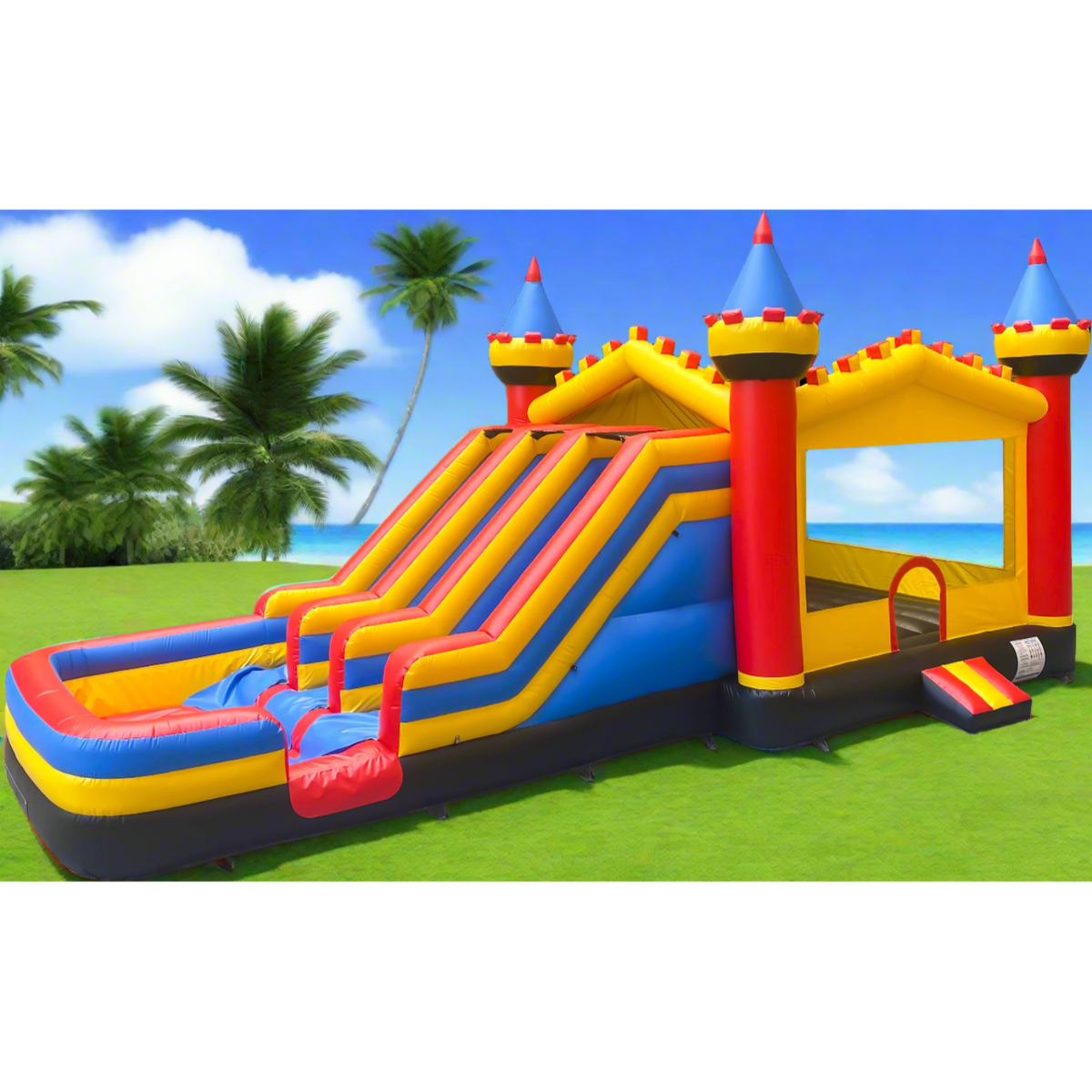 Commercial Inflatable Water Slide & Bounce House | BIGWAVE INFLATABLE ...