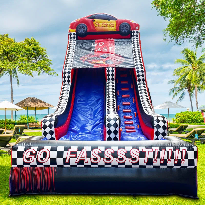 Big Wave Inflatable BIG WAVE - 19FT Supreme Speedway Splash Wet/Dry Water Slide – BIG WAVE ...