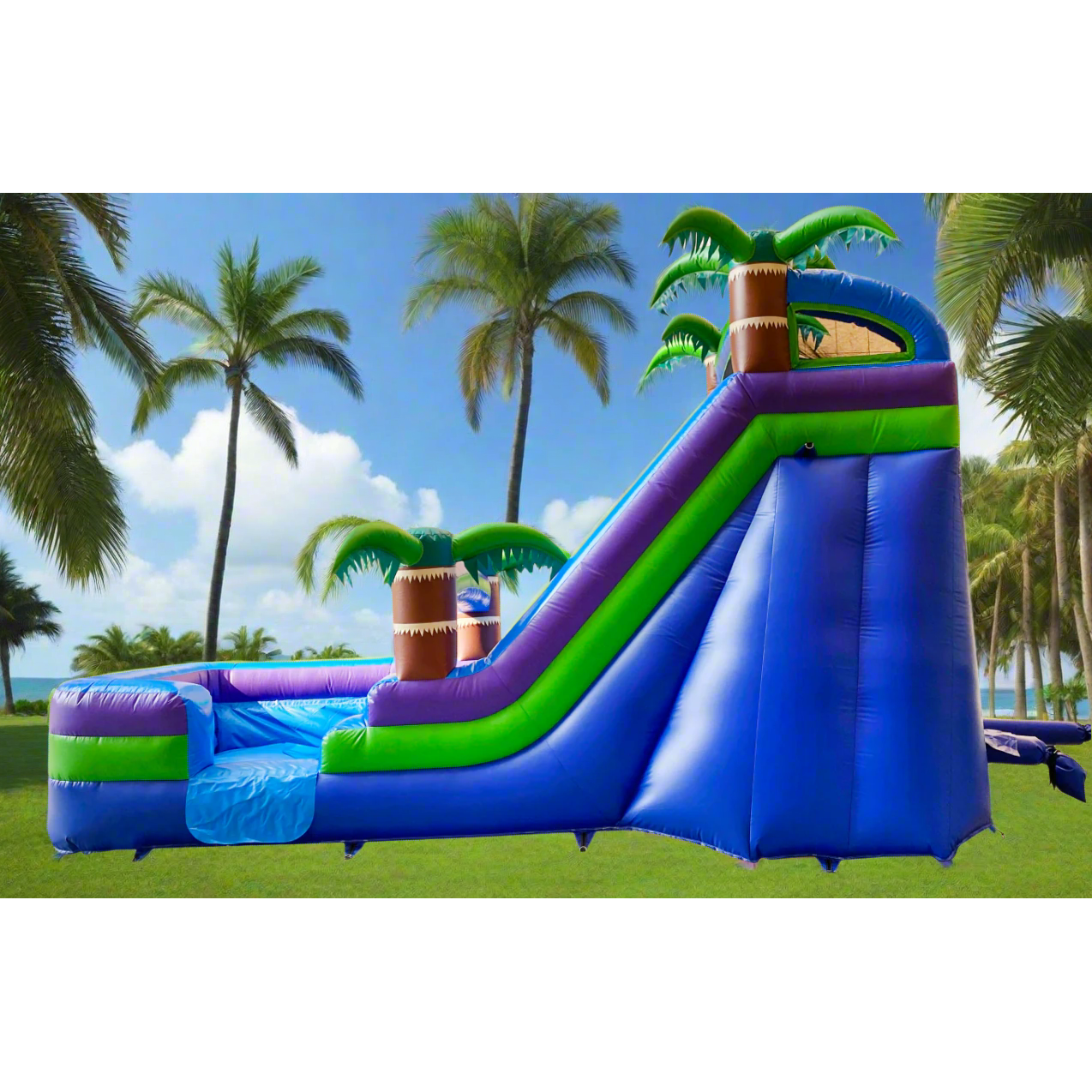 14FT Purple Paradise Splash Water Slide - Pre Order Today!