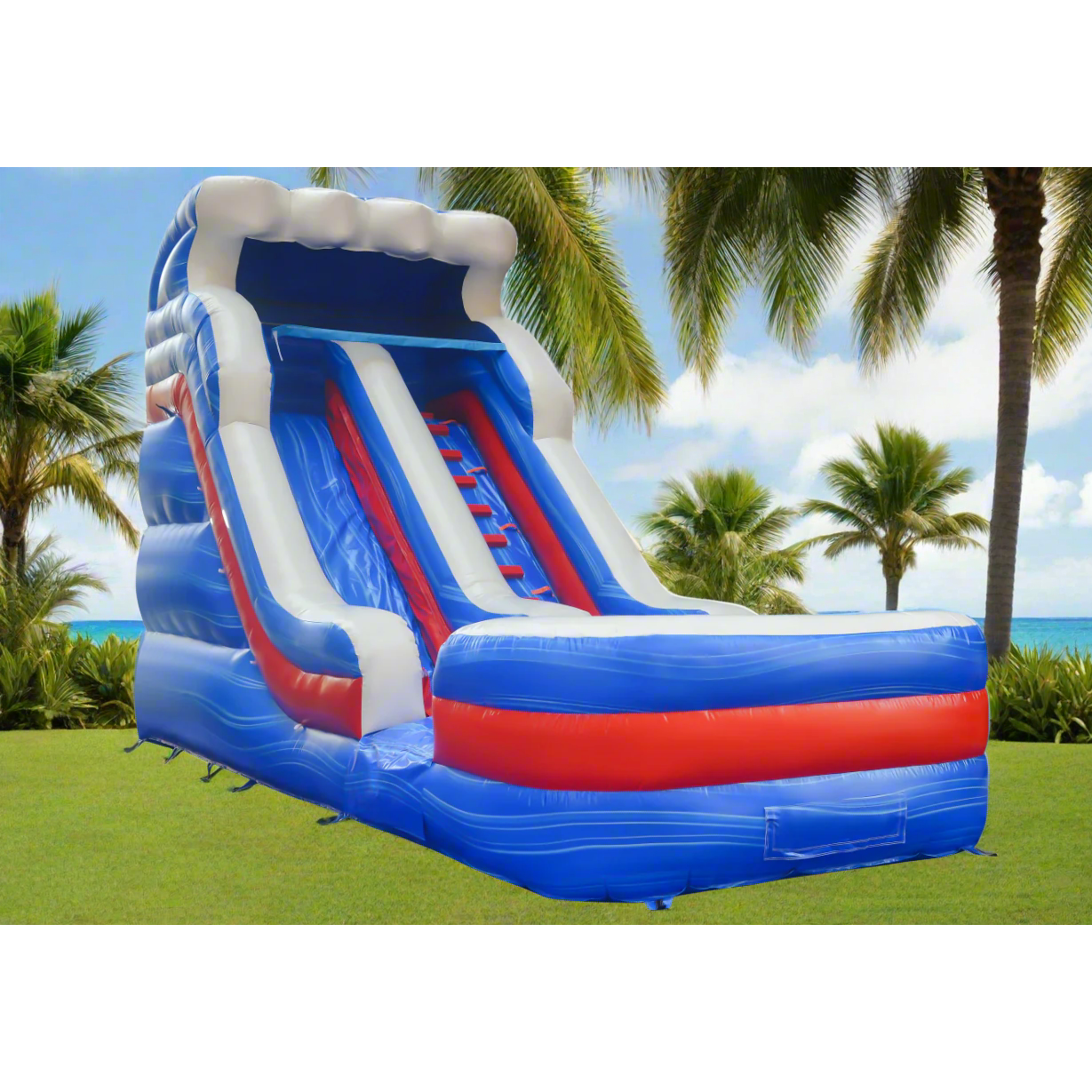 16FT Patriotic Splash Wet/Dry Water Slide - 11167