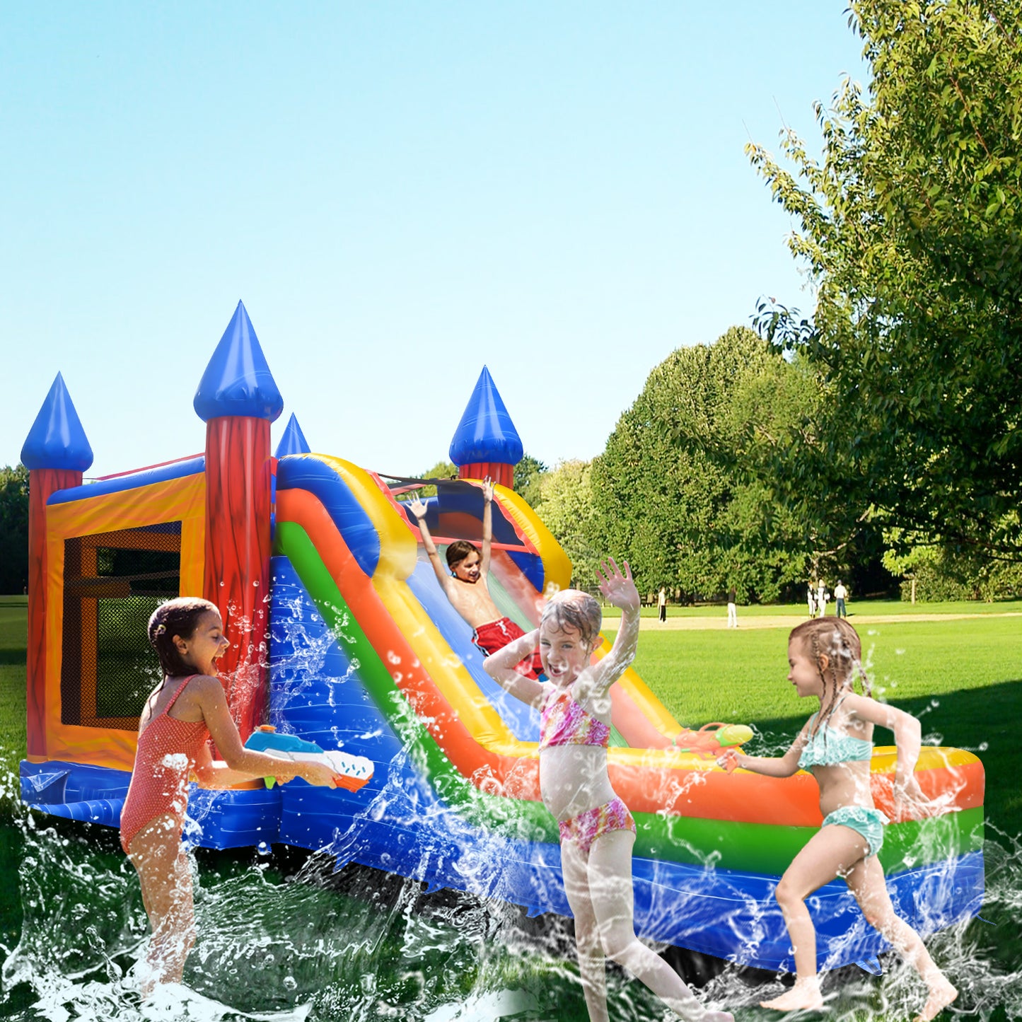 15FT Combo Wet/Dry Water Slide - 11182